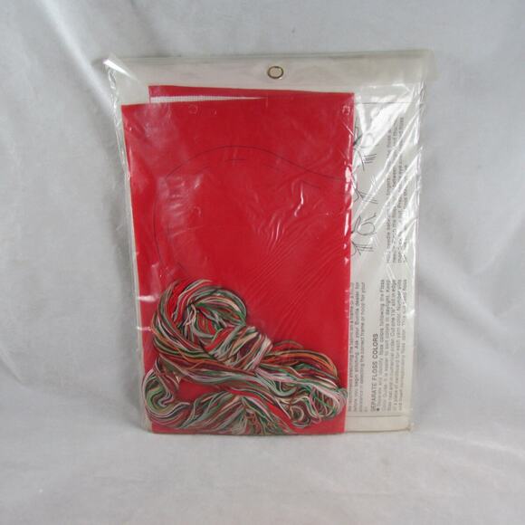 Bucilla Victorian Santa Teddy Bear Counted Cross Stitch Stocking Kit New Sealed - Picture 5 of 5